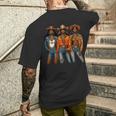 Black Cowgirl Melanin Western Rodeo Texas Black History Men's T-shirt Back Print Gifts for Him