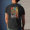 Black Father Lives Matter Dope Black Dad King Father's Day Mens Back Print T-shirt Gifts for Him