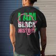 I Am Black History Aka Black History Month 2022 Mens Back Print T-shirt Gifts for Him