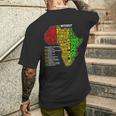 Black History Month History Of Forgotten Black Inventors Men's T-shirt Back Print Gifts for Him