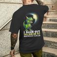 I Blew Out The Sun On Birthday Dinosaur 2024 Solar Eclipse Men's T-shirt Back Print Gifts for Him