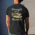 Bluegill Hunter Fishing Dad Fisherman Boy Freshwater Fish Mens Back Print T-shirt Gifts for Him
