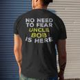 Bob Uncle Family Graphic Name Text Men's T-shirt Back Print Gifts for Him