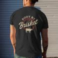 Body By Brisket Pitmaster Bbq Lover Smoker Grilling Mens Back Print T-shirt Gifts for Him