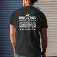 Bonus Dad You Have Made My Life Better Stepdad Mens Back Print T-shirt Gifts for Him
