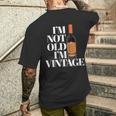 Botella Deino Clásica Divertida Con Texto I Not Old I'mintage Camiseta Hombre Estampado Espalda Regalos para él