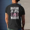 Brazilian Jiu Jitsu Warrior Best Bjj Veteran Master Mens Back Print T-shirt Gifts for Him