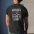Breaux Blood Runs Through My Veins Legend NameShirt Mens Back Print T-shirt Gifts for Him