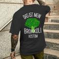 Broccoli Costume T-Shirt mit Rückendruck Geschenke für Ihn