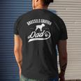Brussels Griffon Dog Dad Dog Owner Lover Mens Back Print T-shirt Gifts for Him