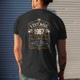 Built In 1967 Original And Unrestored T-Shirt Mens Back Print T-shirt Gifts for Him