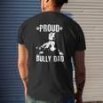 Bully Dad American Bully Pitbull Dog Owner Mens Back Print T-shirt Gifts for Him