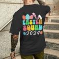 Bunny Egg Hunt Matching Group Easter Squad Men's T-shirt Back Print Gifts for Him