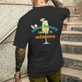 Some Bunny Needs A Mimosa Easter Brunch Women Men's T-shirt Back Print Gifts for Him
