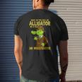 What Do You Call An Alligator In A Vest Dad Joke Mens Back Print T-shirt Gifts for Him