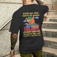 Call Me The Third Lil Piggy Men's T-shirt Back Print Gifts for Him