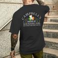 Campbell House Of Shenanigans Irish Family Name Men's T-shirt Back Print Gifts for Him