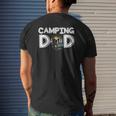 Camping Dad Camper Father's Day Camping Mens Back Print T-shirt Gifts for Him