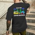 Camping Pyjamas Caravan Tent T-Shirt mit Rückendruck Geschenke für Ihn