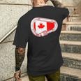 Canada Flag Climbing Carabiner Men's T-shirt Back Print Gifts for Him
