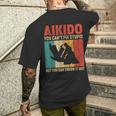 You Can't Fix Stupid But You Can Throw It Out Vintage Aikido Men's T-shirt Back Print Funny Gifts