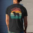 Capybara Is My Spirit Animal Inspirational Pet Lover Mens Back Print T-shirt Gifts for Him