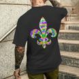 Carnival Symbol New Orlean Men's T-shirt Back Print Funny Gifts