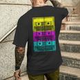 Cassetteintage Retro Music 80S Camiseta Hombre Estampado Espalda Regalos para él