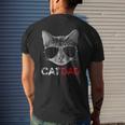 Cat Dad Father's Day For Cat Lovers Mens Back Print T-shirt Gifts for Him