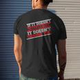 Challenge Yourself Motivational Quote Exercise Fitness Gym Mens Back Print T-shirt Gifts for Him