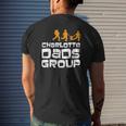 Charlotte Dads Group Father Day Mens Back Print T-shirt Gifts for Him