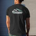 The Cheffather Restaurant Chef Cooking Mens Back Print T-shirt Gifts for Him