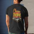 Chicago House Music Mens Back Print T-shirt Gifts for Him
