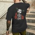 Chihuahua Dia De Los Muertos Day Of The Dead Dog Sugar Skull Men's T-shirt Back Print Gifts for Him