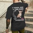 Chihuahua Techichi Dog Lovers Cute Chihuahua Mom Men's T-shirt Back Print Gifts for Him