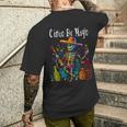 Cinco De Mayo Fiesta Mexican Skeleton Guitar Sombrero Men's T-shirt Back Print Gifts for Him