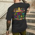 Cinco De Mayo Fiesta Squad Mexican Party Cinco De Mayo Squad Men's T-shirt Back Print Gifts for Him