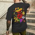 Cinco De Mayo Fiesta Surprise Camisa 5 De Mayo Viva Mexico Men's T-shirt Back Print Gifts for Him