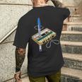 Cinta Cassetteintage Y Bolígrafo Friki Fiesta Años 80 90 Camiseta Hombre Estampado Espalda Regalos para él