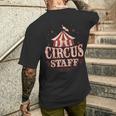 Circus Staff Vintage Circus Circus Staff T-Shirt mit Rückendruck Geschenke für Ihn