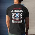 Clan Adams Scottish Surname Family Reunion Scotland Mens Back Print T-shirt Gifts for Him