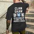 Clan Shaw Scottish Family Scotland Fathers Men's T-shirt Back Print Gifts for Him