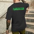 Classic Frankenstein Vintage Horror Movie Monster Graphic Men's T-shirt Back Print Funny Gifts