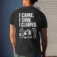 Cleaning House Cleaner And Housekeeper Men's T-shirt Back Print Gifts for Him