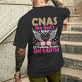 Cnas Are God's Way Of Putting Angels On Earth Men's T-shirt Back Print Gifts for Him