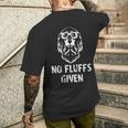 Cocker Spaniel No Fluffs Given Dog Lover Men's T-shirt Back Print Gifts for Him