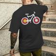 Colorado Flag Bike Men's T-shirt Back Print Gifts for Him
