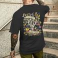 Concienciación De La Salud Mental De Flores Silvestres Retro Protect Your Peace Camiseta Hombre Estampado Espalda Regalos para él
