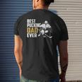 Cool Hockey Dad Fathers Day Pucking Dad Ever Mens Back Print T-shirt Gifts for Him