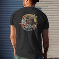 Only Cool Papaw Rides Motorcycles Father's Day Mens Back Print T-shirt Gifts for Him